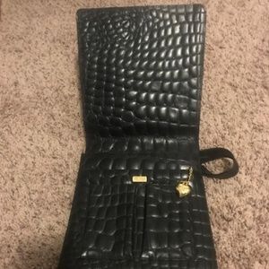Vintage Fred Hayman Structured Black Leather Bag